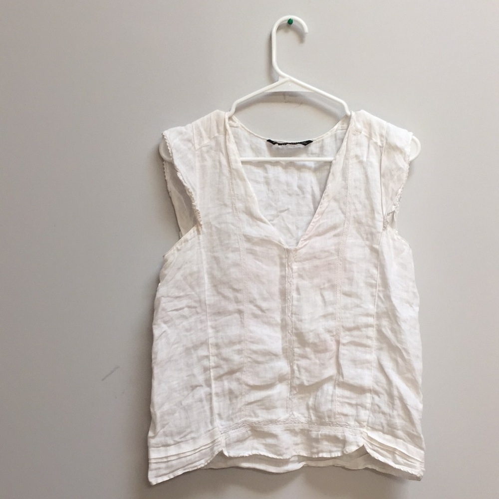 ZARA Basic White Short sleeve